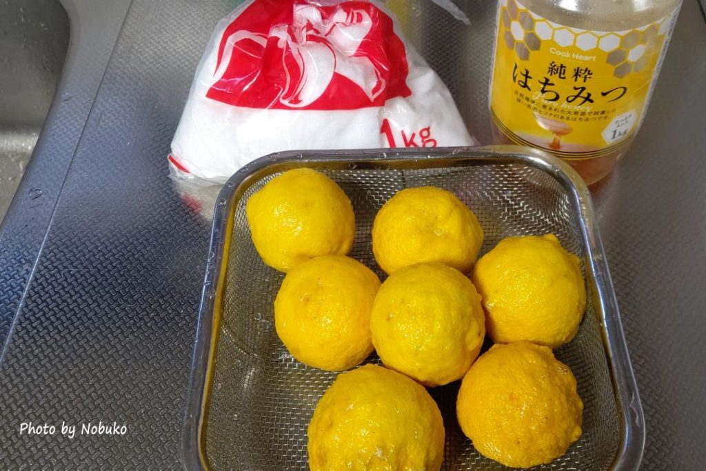 ゆず＆砂糖&はちみつ