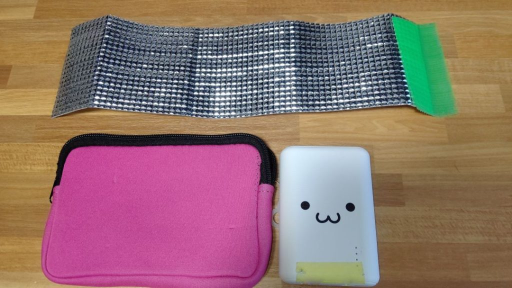 ﾊﾞｯﾃﾘｰを保護する_保温ｼｰﾄとﾁｬｯｸ袋