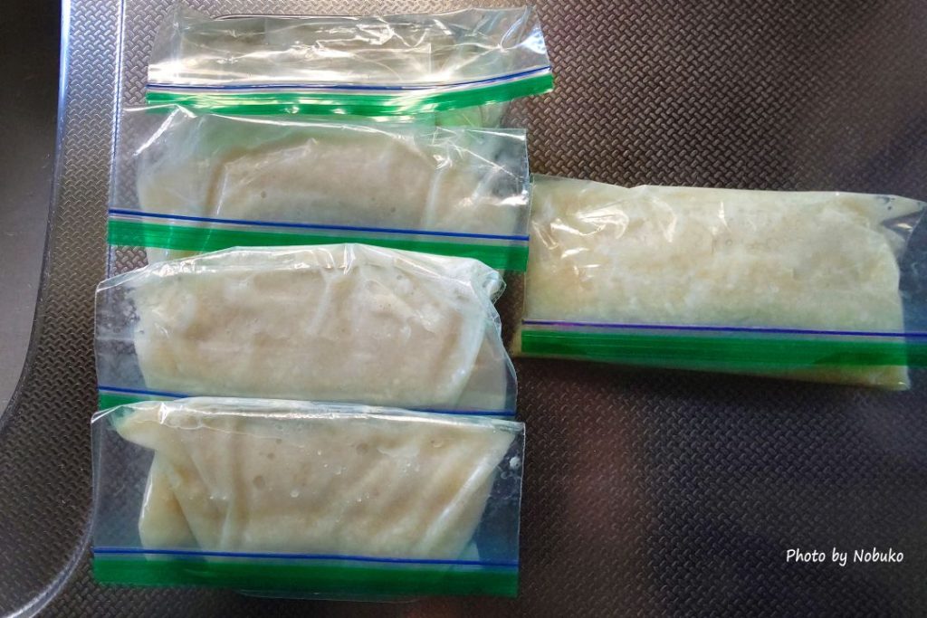 保存_余った分は保冷バックに入れ冷凍保存